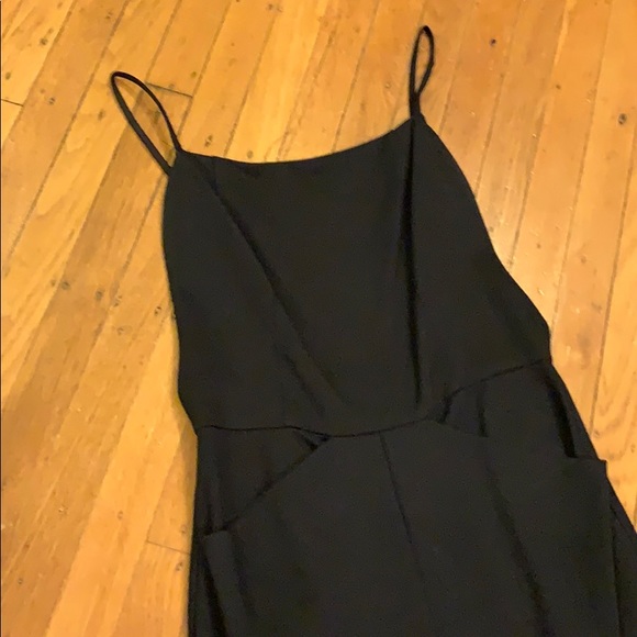 reformation black jumpsuit with low back - Picture 2 of 3